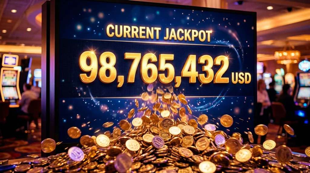 Sweepstakes progressive jackpot mechanics