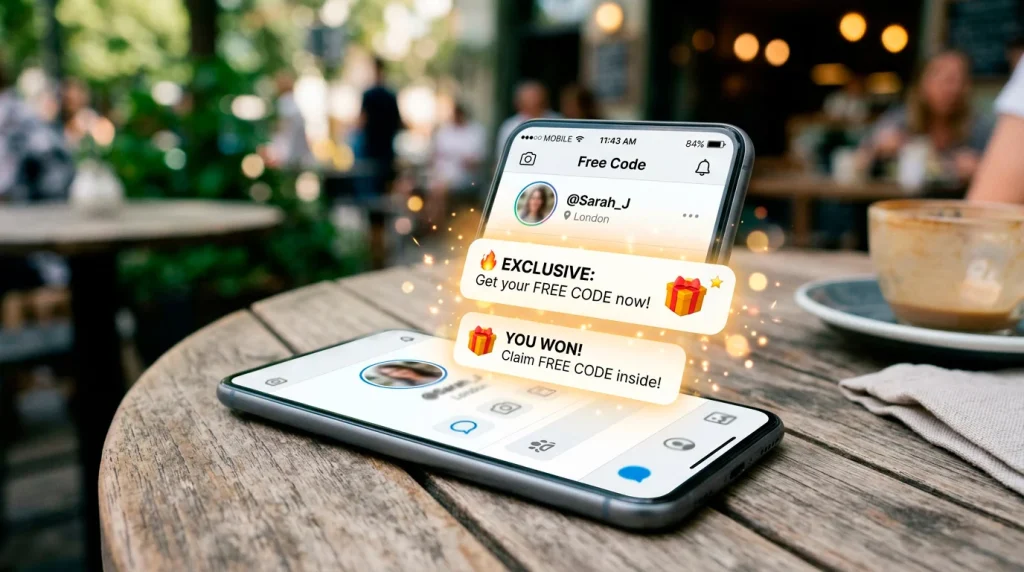 Sweepstakes promo codes social media giveaways